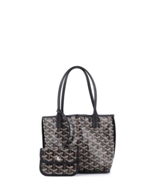 Mini Anjou Reversible Tote Coated Canvas