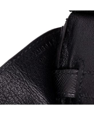 Birkin 30 Handbag Black Epsom with Palladium Hardware