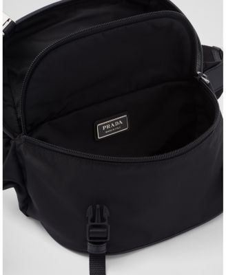 Re-Nylon and Saffiano Leather Shoulder Bag