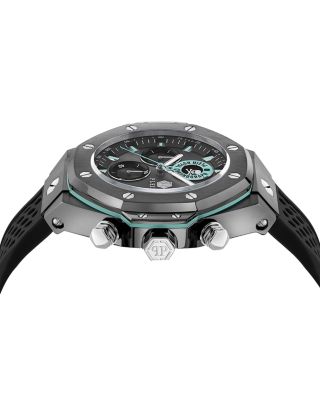 Chrono Royal Silicone Strap Watch, 46mm