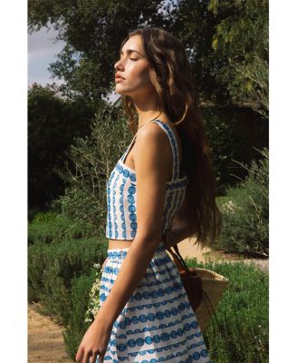 Structured Taffeta Top