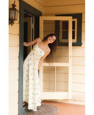 Ennis Satin Harper Maxi Dress