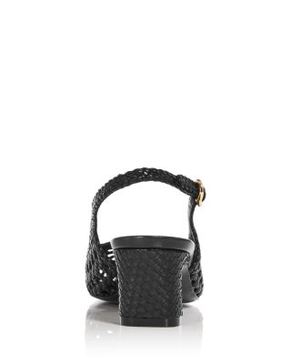 Women's Stassi 50 Woven Slingback Pumps
