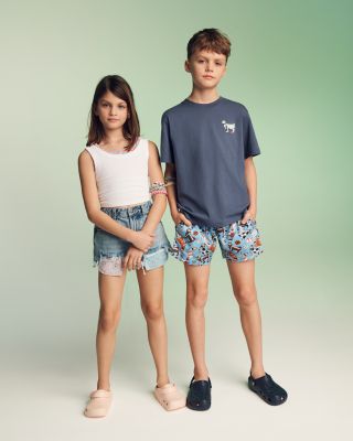 Unisex Ice Cream Drips Graphic Tee - Big Kid