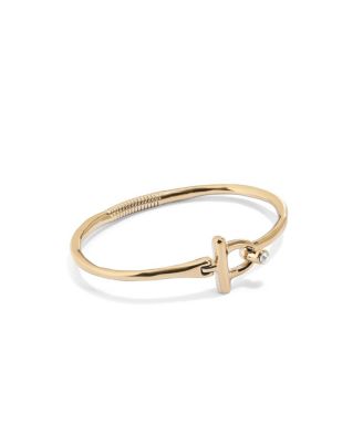  White Topaz Bangle Bracelet