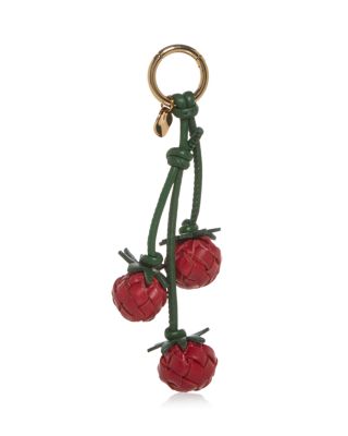 Tomato Leather Bag Charm