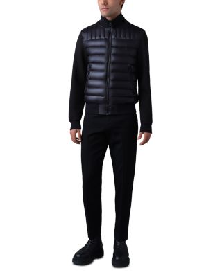 Collin-R Nano Down Mixed Media Bomber Jacket