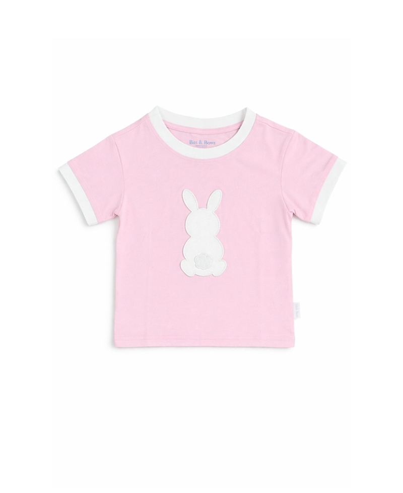 Bits & Bows Girls' Cottontail Bunny T-Shirt - Baby, Little Kid, Big Kid