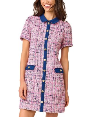  Aaryn Boucle Shift Dress