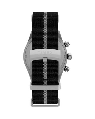 Waterbury Heritage Chronograph Fabric Strap Watch, 39mm