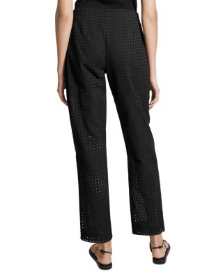 Eyelet Embroidered Pants