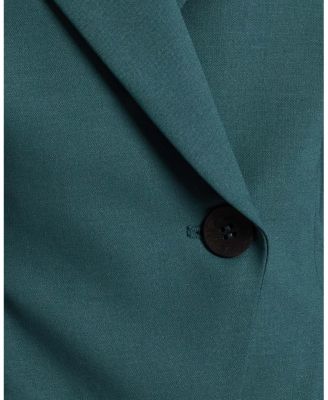  Malli Single Button Wool Stretch Jacket