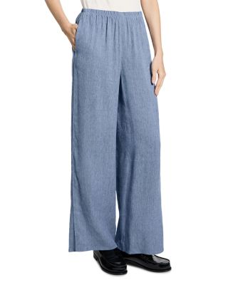 Split Hem Pull On Pants