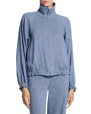 Ruffled Denim Jacket