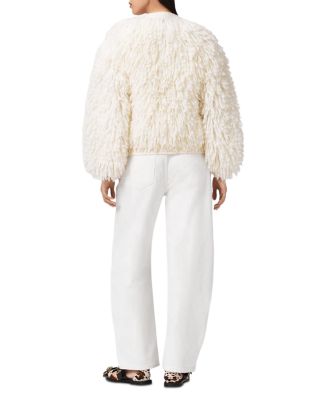 Sadie High Rise Barrel Jeans in Ecru White