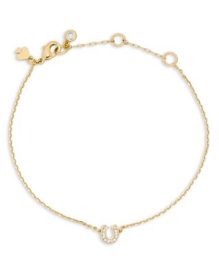 You're A Gem Pav&eacute; Horseshoe Bracelet