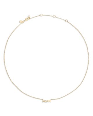 Dear Mom Script Pendant Necklace, 17-20"