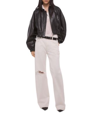 Bond Leather Bomber Jacket 