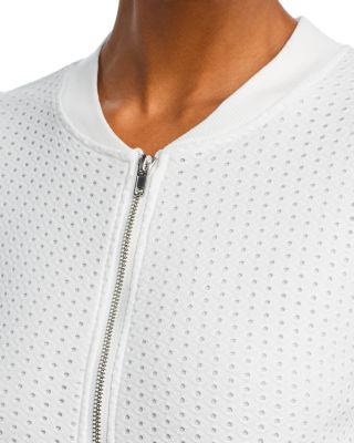 The Cutout Zip Up Sweater