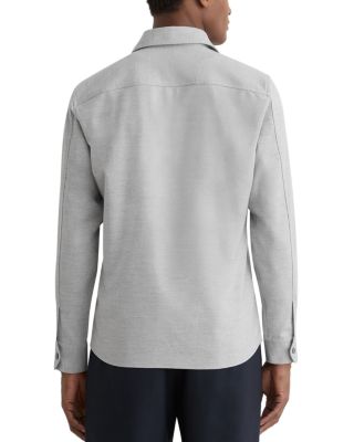 Regular Fit Grey Pocket Shirt