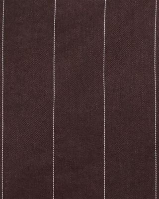 Halter Scarf Pinstripe Top