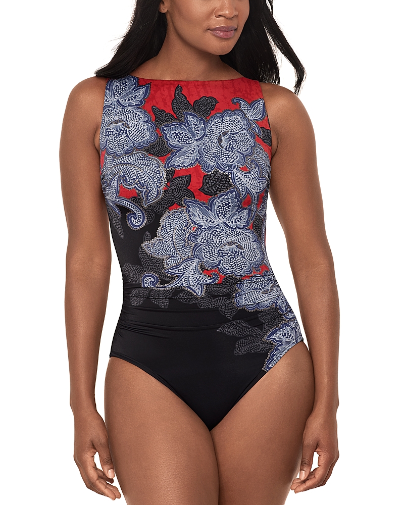 Miraclesuit Steel Magnolias Regatta One Piece Swimsuit