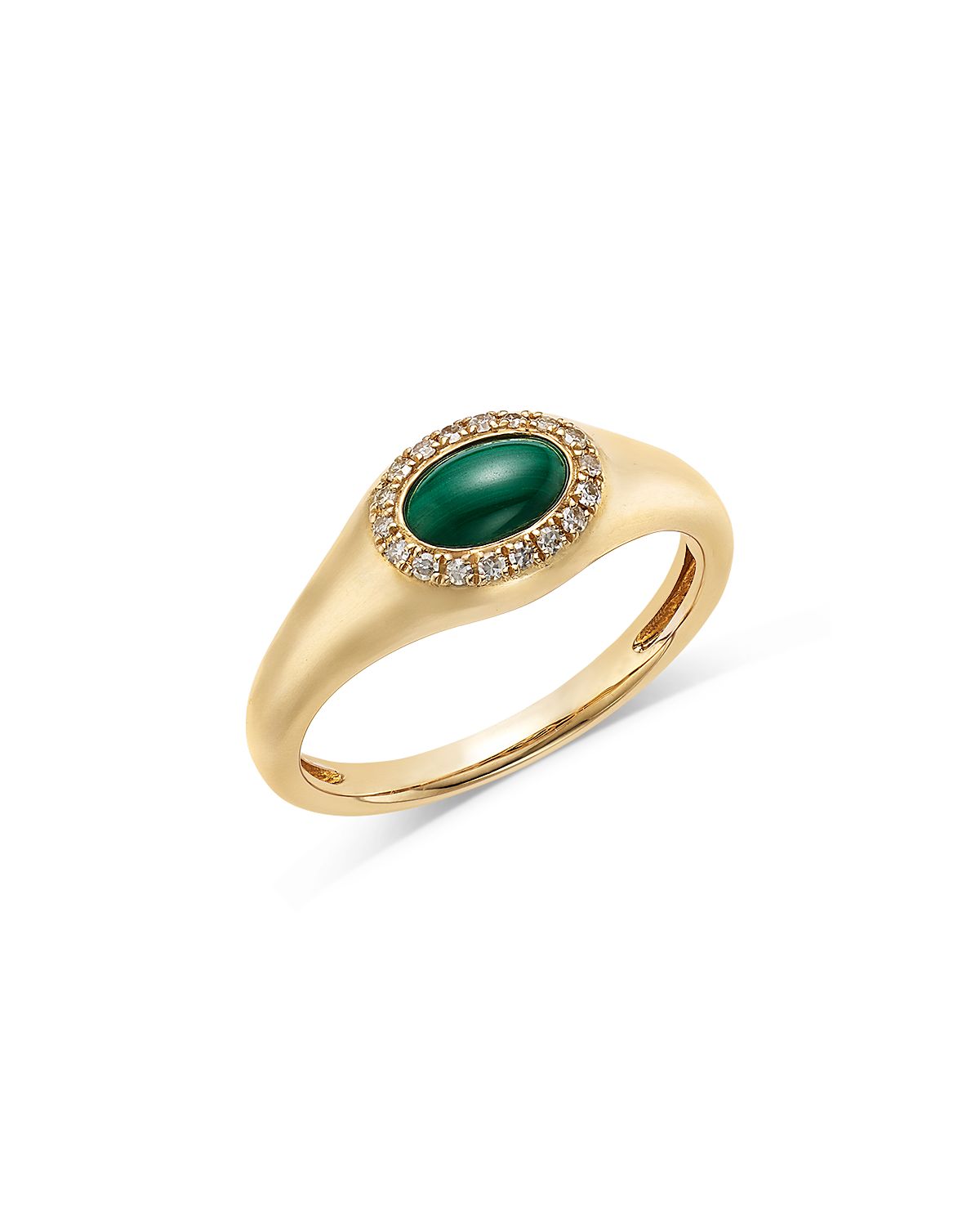 Bloomingdale's Fine Collection Gemstone & Diamond Pinky Ring