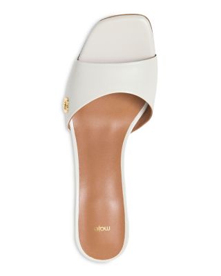 Women's Leather Heeled Mules