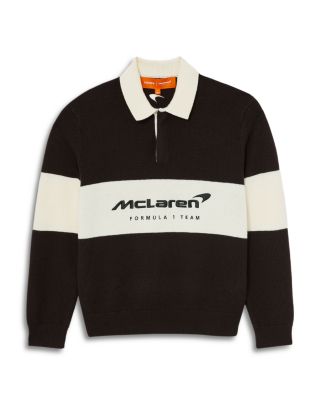 McLaren Unisex Embroidered Logo Rugby Polo Shirt