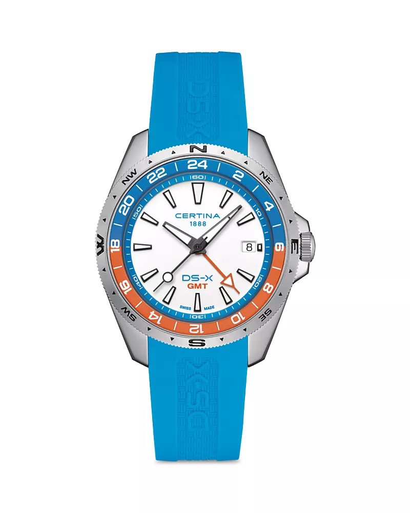 Certina Ds-x Gmt Watch, 41mm
