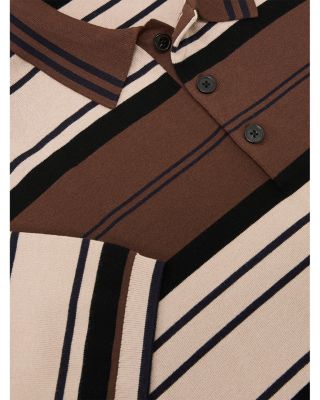 Relaxed Fit Stripe Polo Shirt