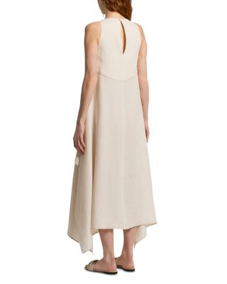 Long Sleeveless Round Neck Dress