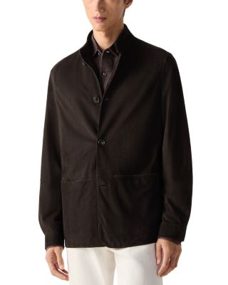 Conte Leather Chore Jacket