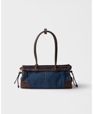 Bonnie Medium Denim and Leather Handbag