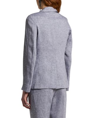 Single Breasted Linen Blazer
