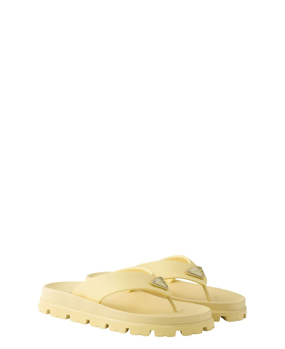 Prada Women's Rubber Thong Sandals