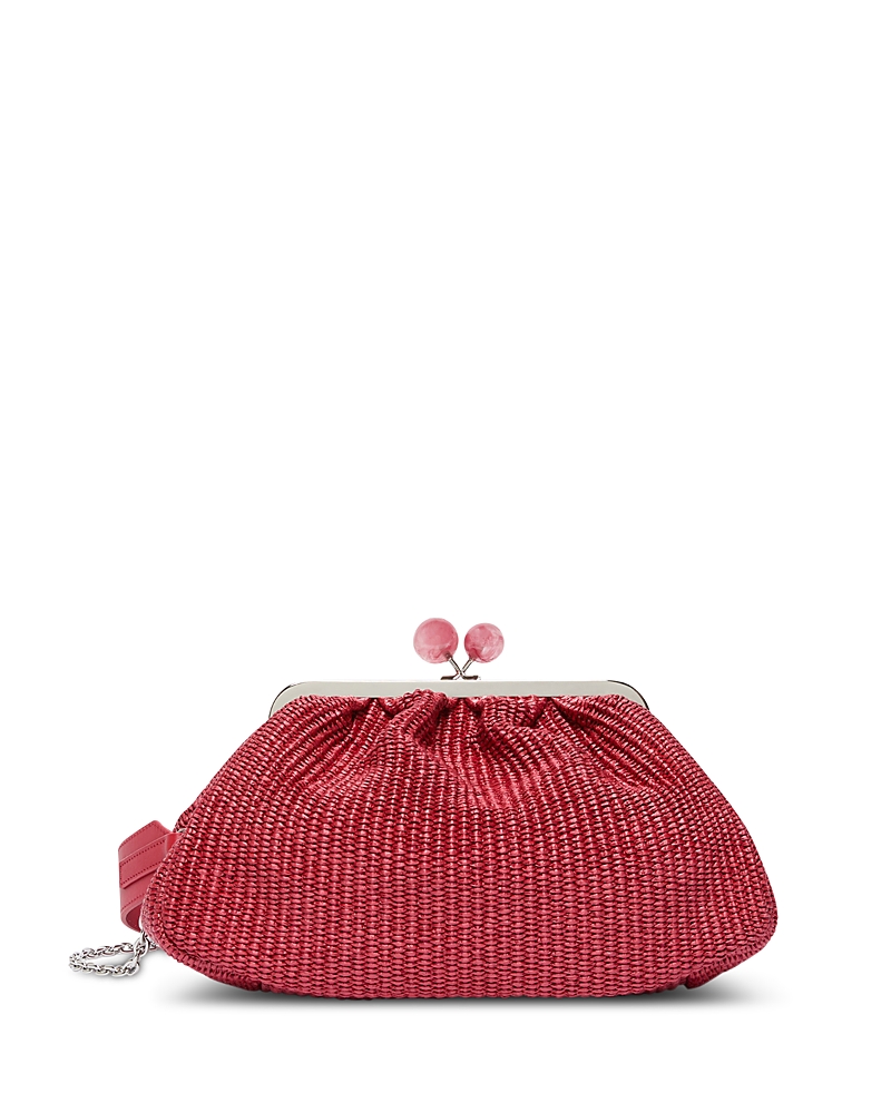 Weekend Max Mara Pasticcino Medium Raffia Effect Handbag