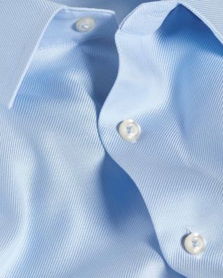 Trim Fit Stretch Twill Solid Dress Shirt