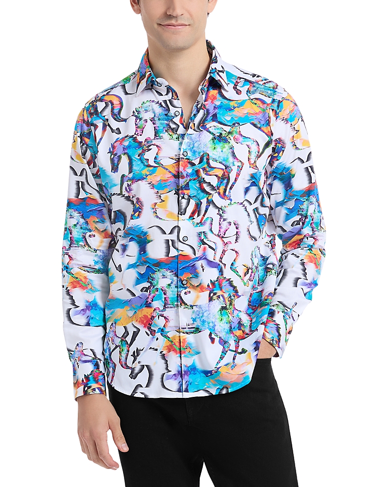Robert Graham Mane Event Abstract Print Woven Shirt