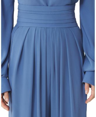  Draped Pants In Crepe De Chine