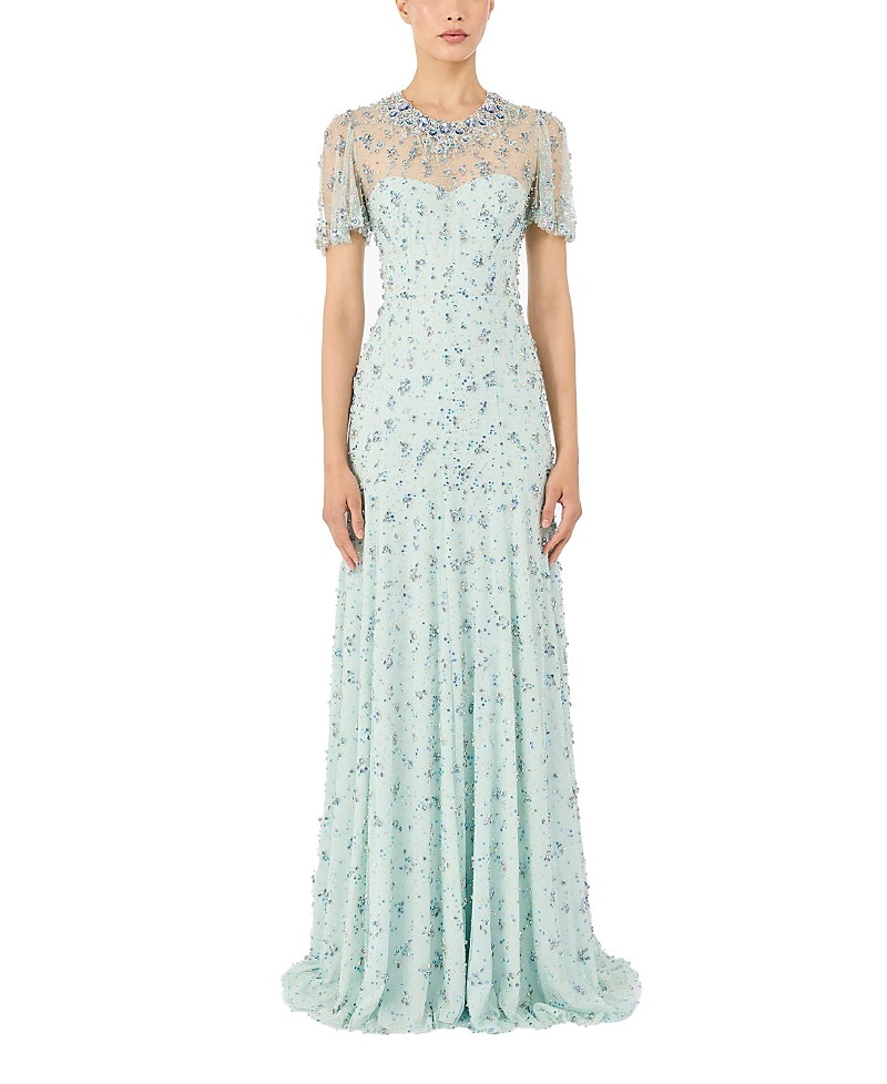 Jenny Packham Ambiance Beaded Maxi Dress