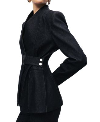  Belted Tailored Blazer