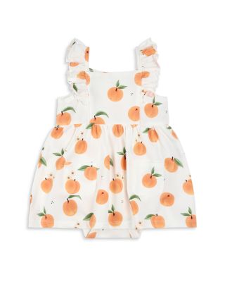 Girls' Peaches Print Bodysuit Dress - Baby 