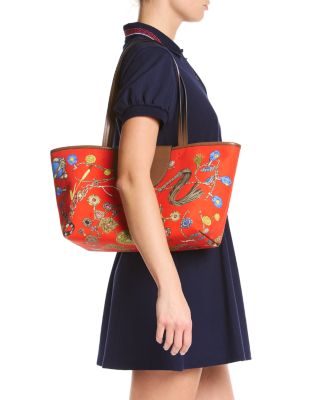 Small Embellished Cotton Tote Bag