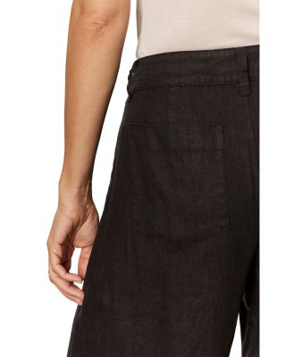 The Linen Marine Wide Leg Pants