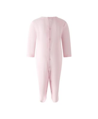  Girls' Pima Smocked Footie - Baby