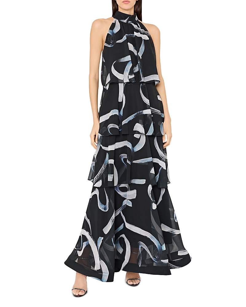 Milly Salem Chiffon Bell Dress