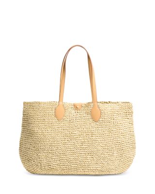 Large Raffia Beach Tote Bag 