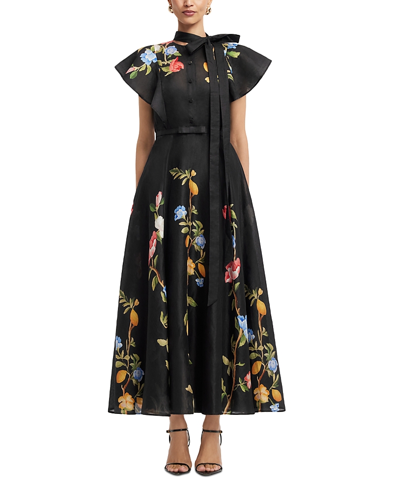 Leo Lin Elsie Flutter Sleeve Dress