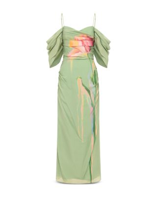 Angeline Silk Maxi Dress